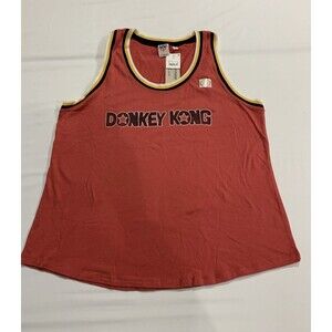 Donkey Kong Tank Top Junk Food Brand Unisex XXL Nintendo-Retro New With Tags B1